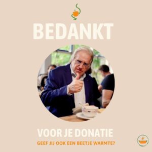 Bedankt voor je donatie